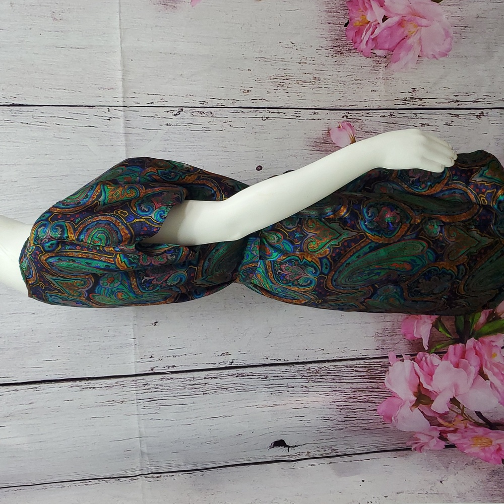 Vintage Calofornia Miss Open Front Soft & Silky Style Robe. Medium. - Picture 8 of 14